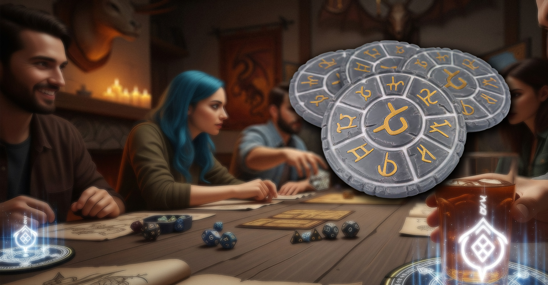 Podkładki pod kubki i szklanki